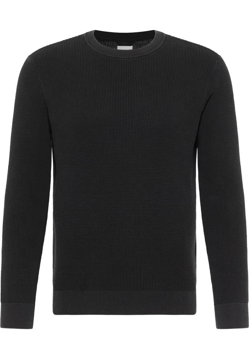 Mustang Herren Langarmpullover Style Elliot anthrazit Mustang Herren Langarmpullover Style Elliot anthrazit