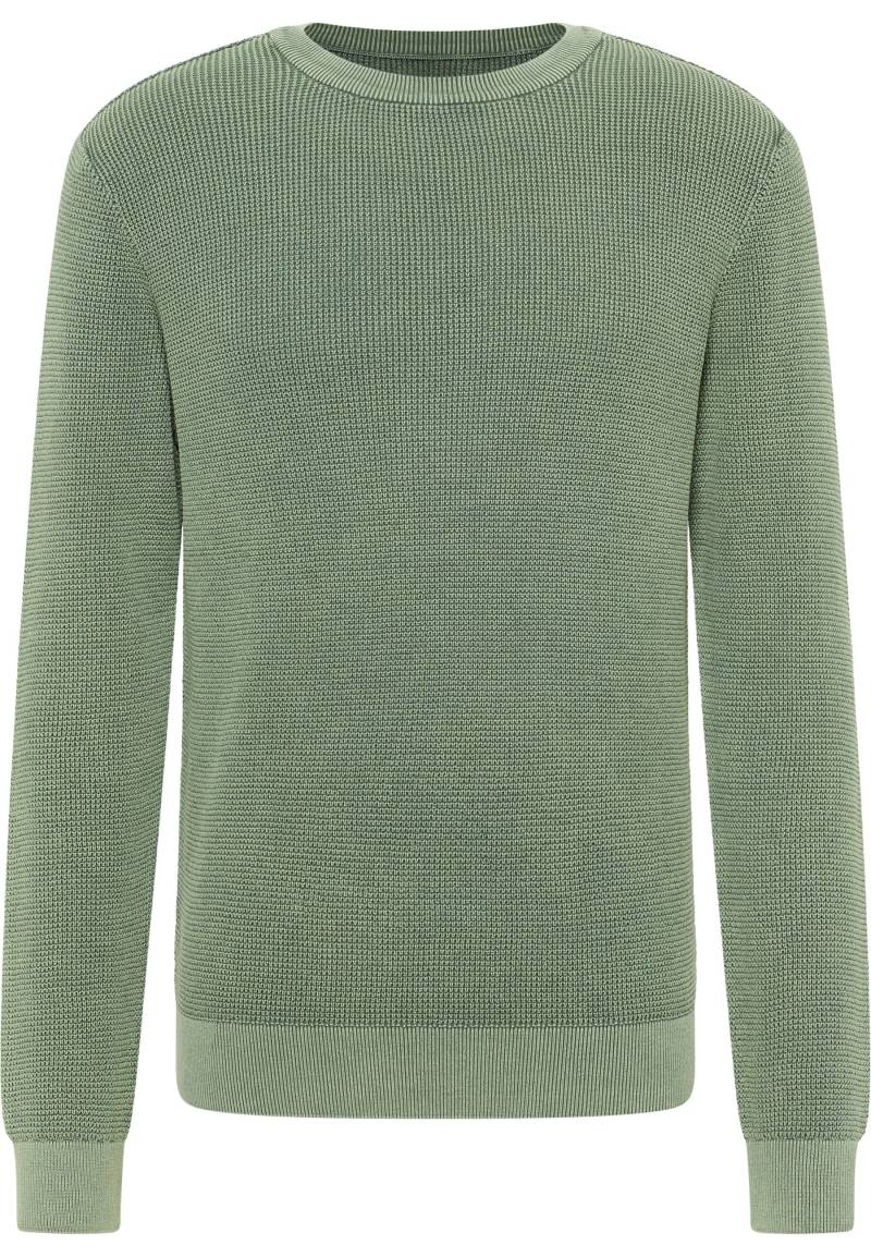 Mustang Herren Langarmpullover Style Elliot grün