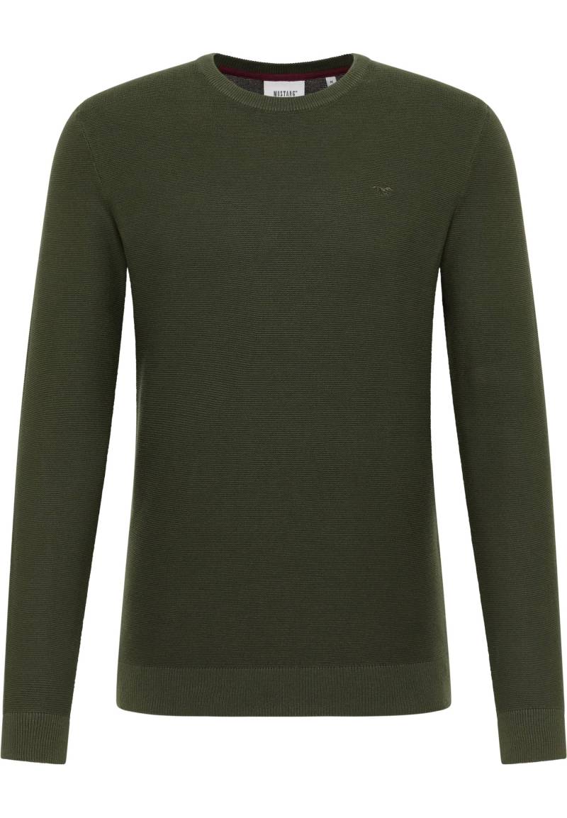 Mustang Herren Langarmpullover Style Elliot khaki Mustang Herren Langarmpullover Style Elliot khaki