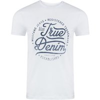 Mustang Herren T-Shirt Mehrfarbig Rundhals Regular Fit S bis 6XL Mustang Herren T-Shirt Mehrfarbig Rundhals Regular Fit S bis 6XL von mustang
