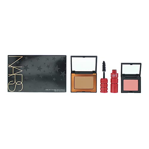 NARS Some Like It Hot 3-teiliges Geschenkset: Laguna Bronzing Powder 3,3 g – Orgasmus Blush 2,5 g – Mascara 2,5 g von NARS