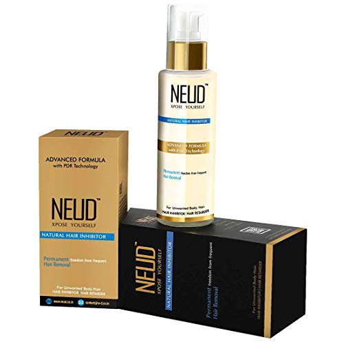 NEUD Naturhaarinhibitor zur dauerhaften Reduktion von unerwünschtem Körper & Gesichtshaar bei Damen & Herren, 1er Pack (1 x 1 Stück) von NEUD