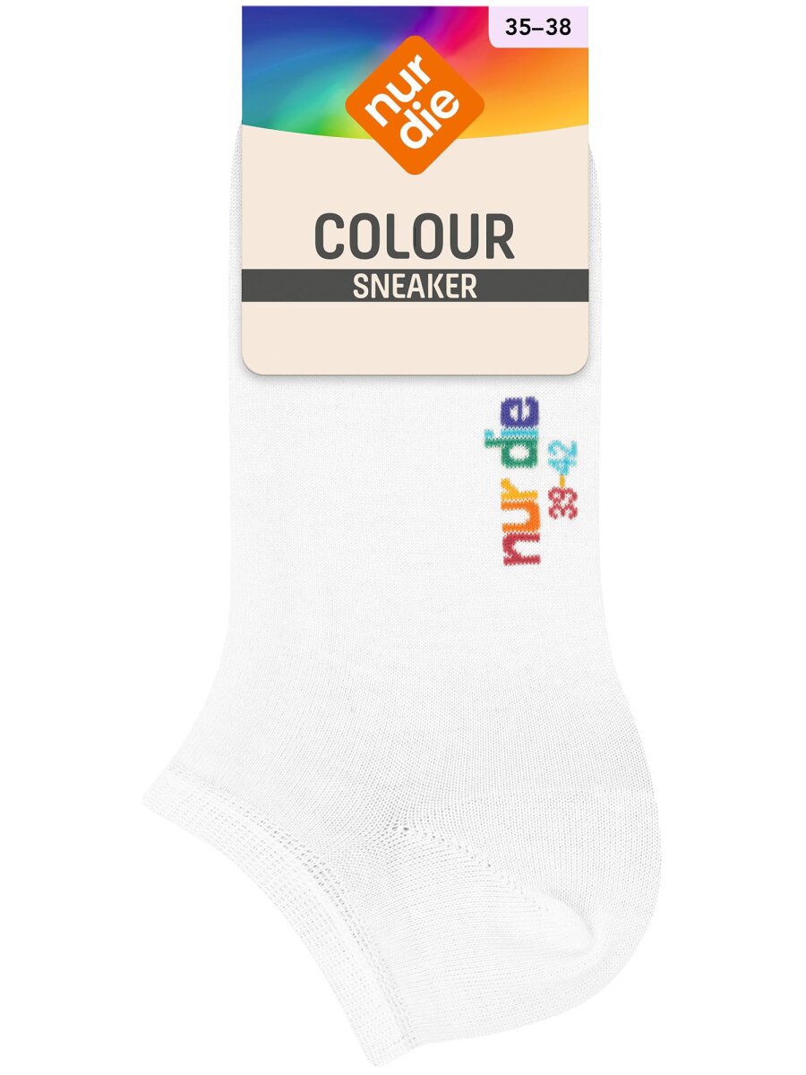 NUR DIE Damen Sneakersocken Colour
