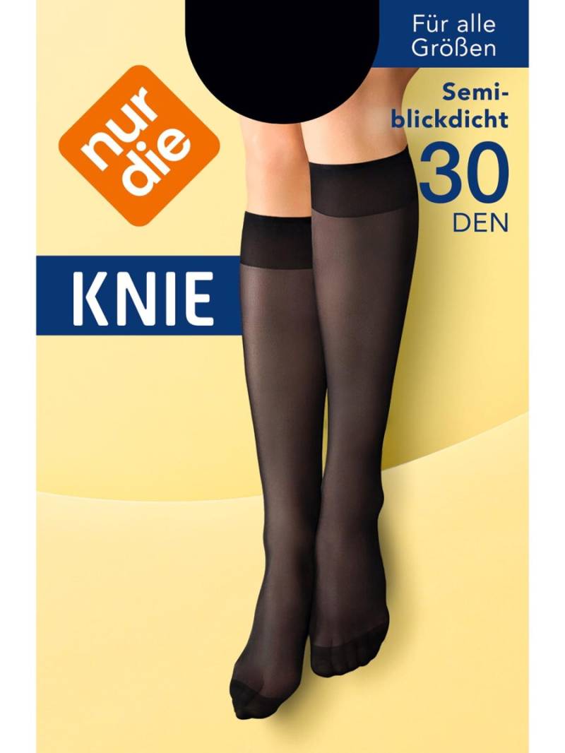 NUR DIE Damen Kniestrümpfe 30 DEN