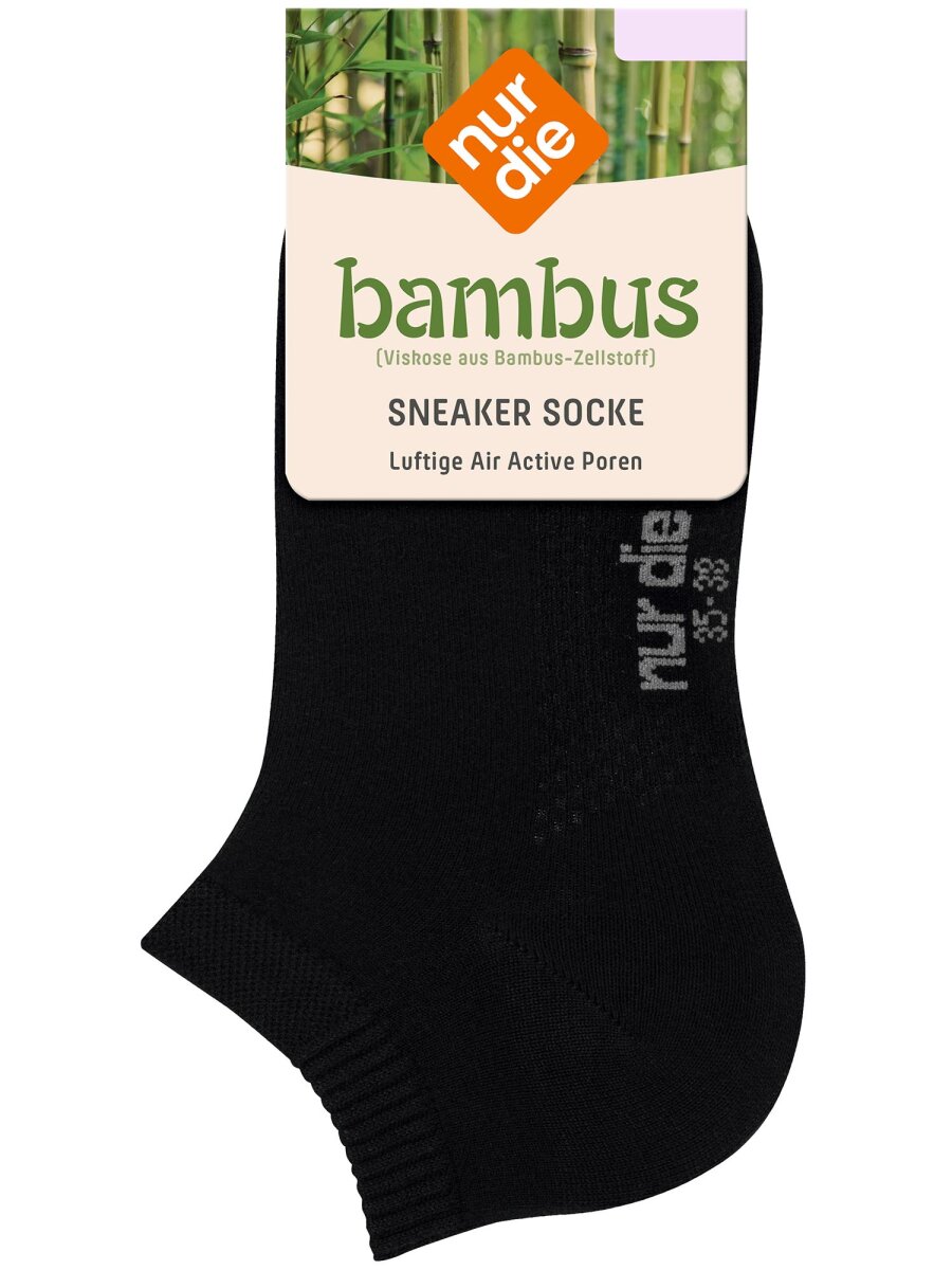 NUR DIE Damen Sneakersocken Bambus¹ Air Comfort