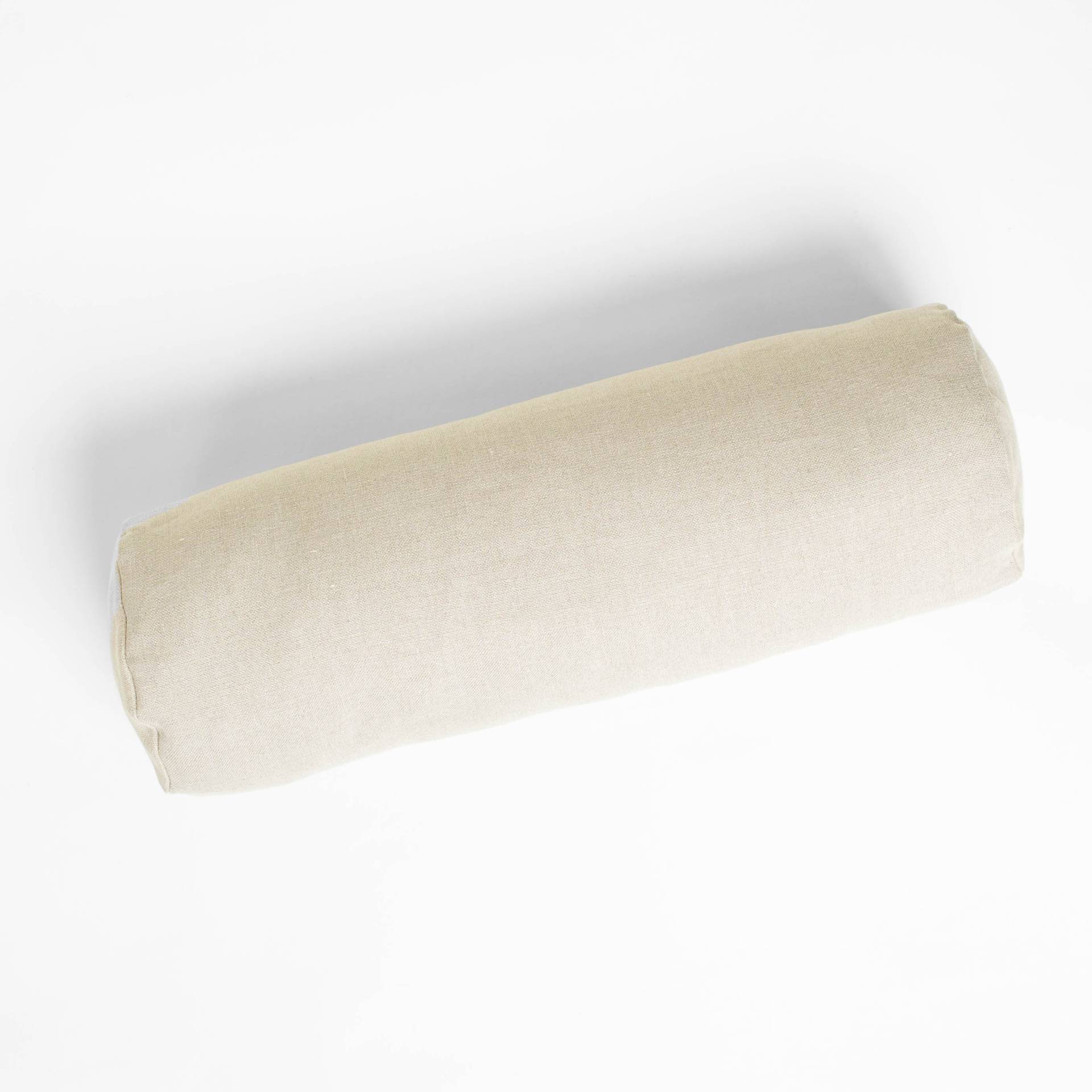 Nackenrolle mit Leinenbezug
