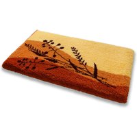 Naturnah gestaltete Badgarnitur der Marke Grund, Terra, Grösse 108 (Stand-WC-Vorleger, 50x 50 cm)