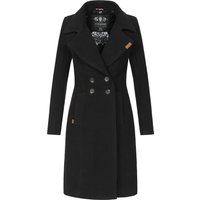 Navahoo Damen Trenchcoat Wooly – Premium Wintermantel mit Eleganter Passform