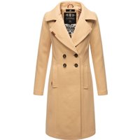 Navahoo Damen Trenchcoat Wooly – Premium Wintermantel mit Eleganter Passform