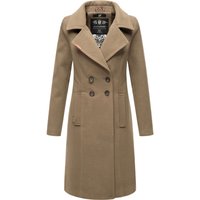 Navahoo Damen Trenchcoat Wooly – Premium Wintermantel mit Eleganter Passform