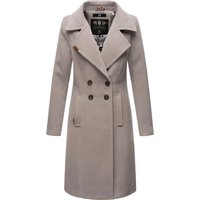 Navahoo Damen Trenchcoat Wooly – Premium Wintermantel mit Eleganter Passform