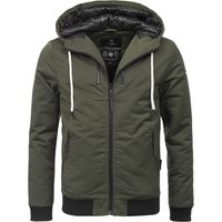 Navahoo Herren Jacke B623 – Stylische Übergangsjacke mit Fleece-Taschen & Wasserabweisendem Material