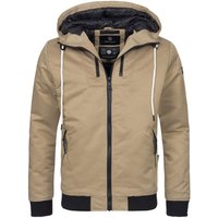 Navahoo Herren Jacke B623 – Stylische Übergangsjacke mit Fleece-Taschen & Wasserabweisendem Material