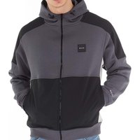 Nicce District Herren Trainingsjacke in Schwarz/Grau