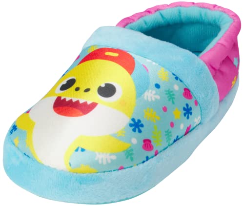 Nickelodeon Kinder Baby Shark Hausschuhe Jungen Mädchen Plüsch Fuzzy Slippers (Kleinkinder)