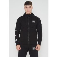 Nike Air Fleece Herren Zip durch Hoodie In schwarz