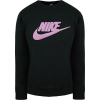 Nike Lose Fit Langarm Crew Hals Schwarz Frauen Sweatshirt DC5139 010