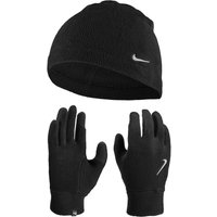 Nike - Mütze & Handschuhe für Damen, Fleece (Schwarz)