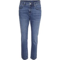 Noisy May Damen Jeans NMOLIVIA NW SLIM STRAIGHT Blau - Medium Blue Denim von Noisy May