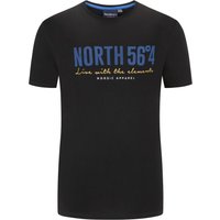 North 56°4 T-Shirt mit Frontprint von North 56°4