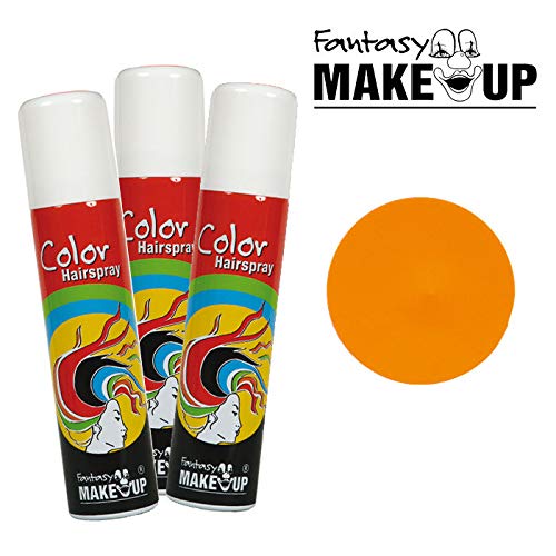 PARTY DISCOUNT® Haar-Color-Spray / Farbiges Farbiges Haarspray - lässt Sich Wieder auswaschen, - lässt Sich Wieder auswaschen, 75 ml Dose, orange