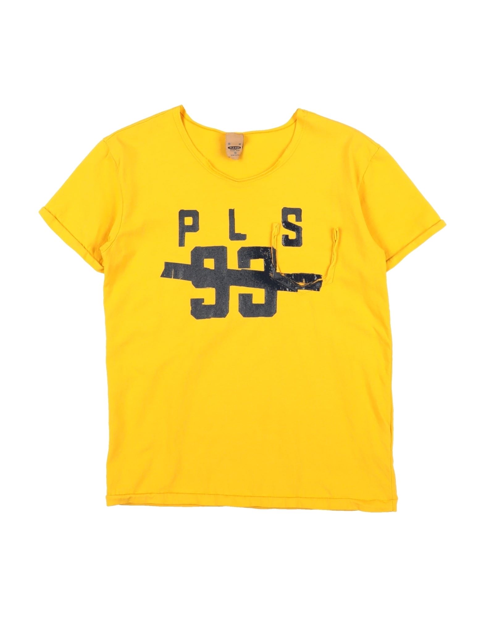 PLEASE T-shirts Kinder Gelb von PLEASE