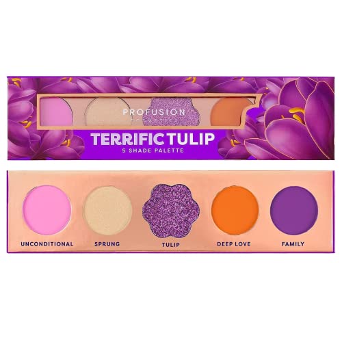 PROFUSION COSMETICS Blühende Farbtöne – Terrische Tulpen, 5 Farbtöne, Mauve von Profusion Cosmetics