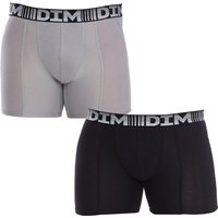 Pack-2 Herren 3D Flex Air Cotton Long Boxershorts D01N2