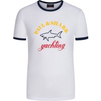 Paul & Shark T-Shirt mit Logo-Frontprint Paul & Shark T-Shirt mit Logo-Frontprint von PAUL & SHARK