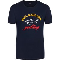 Paul & Shark T-Shirt mit Logo-Frontprint von PAUL & SHARK