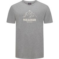 Paul & Shark T-Shirt mit Mountain-Print von PAUL & SHARK