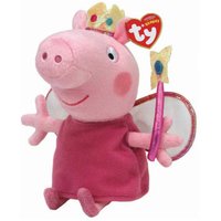 Peppa Pig Prinzessin TY Beanie Kuscheltier 15 cm 46129