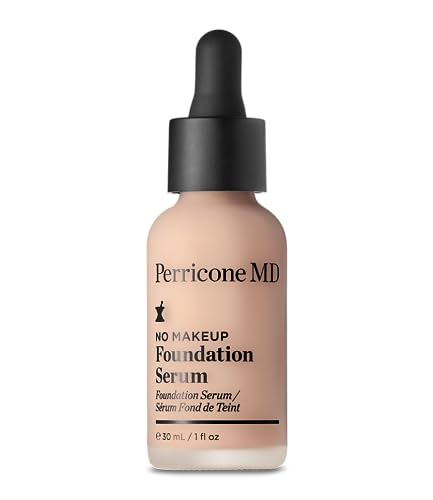 Perricone MD No Makeup Foundation Serum Porcelain 30ml -Lightweight, Buildable Coverage with Semi-Matte Finish – Visibly Fades Dark Spots & Uneven Skin Tone Over Time - Hydrating and Fragrance-Free von Perricone MD
