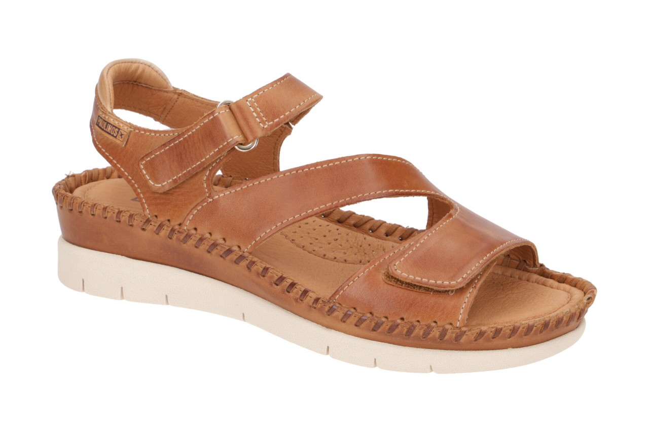 Pikolinos ALTEA W7N-0931 brandy hell-braun - Riemchen Sandale f?r Damen von Pikolinos