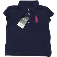Polo Ralph Lauren Mädchen Poloshirt, marineblau, Gr. 116