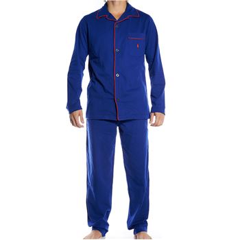 Polo Ralph Lauren Pyjama Set Long Sporting Royal * Aktion *