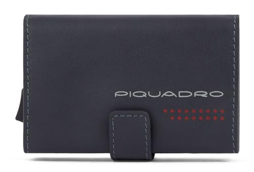 Portafoglio porta carte di credito in metallo - Piquadro PP5649UB00R/GRN von Piquadro