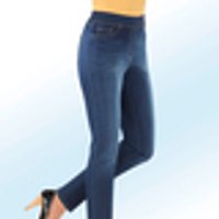 Power-Stretch-Jeans in Schlupfform Grau Grösse 50 grau Gr. 50 Damen