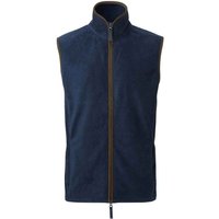 Premier Herren Artisan Fleece-Weste (Marine/Braun)