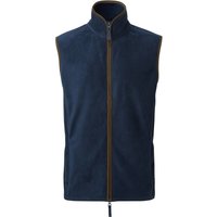 Premier Herren Artisan Fleece-Weste (Marine/Braun)