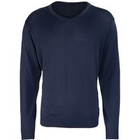 Premier - Sweatshirt V-Ausschnitt für Herren (Marineblau)