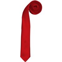 Premier Tie - Schlanke Herren-Retro-Arbeitskrawatte (2er-Pack) (Rot)