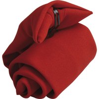 Premier Tie - Schlichte Herren-Krawatte mit Clip (2er-Pack) (Rot)