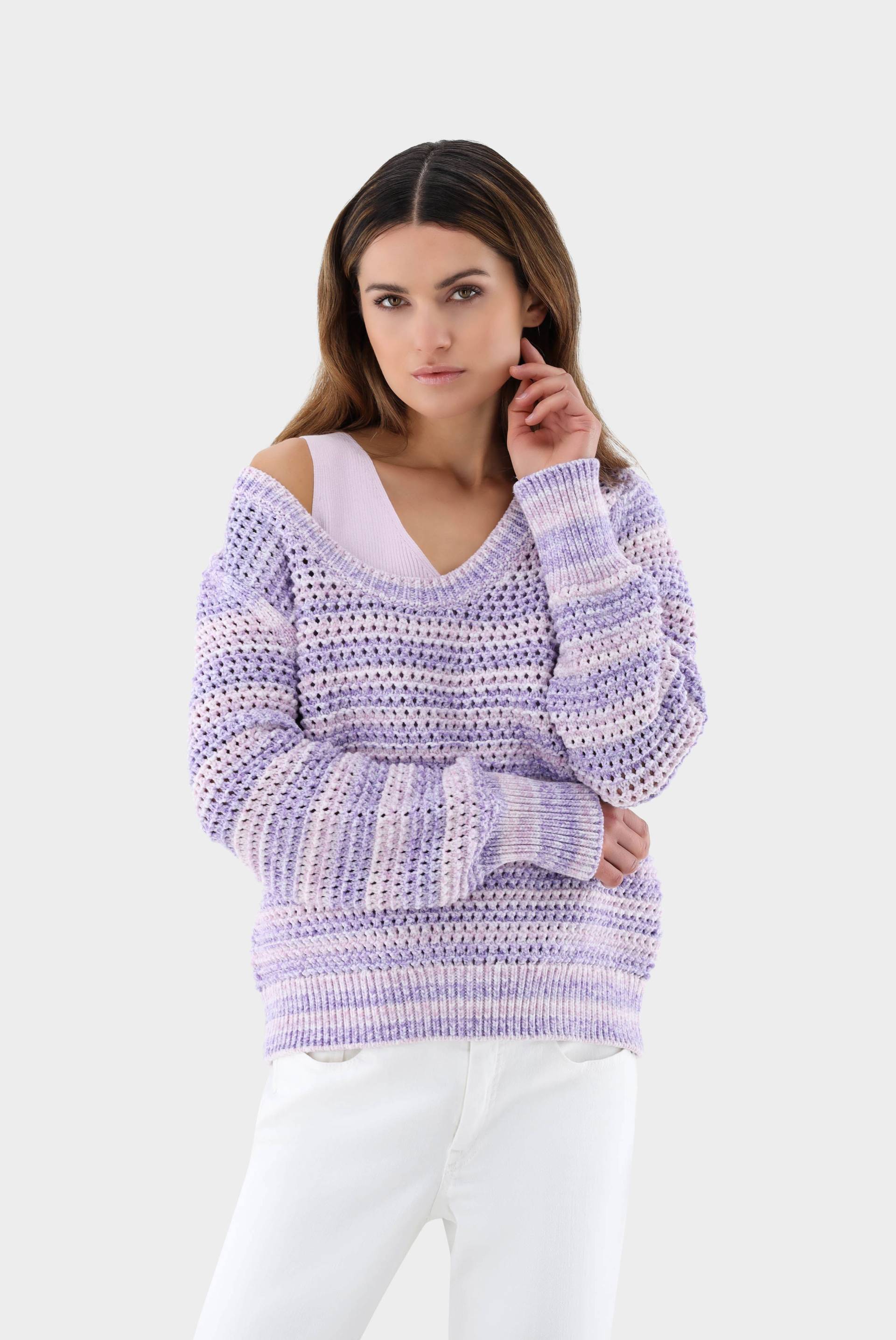 Pullover mit Farbdruck von van Laack