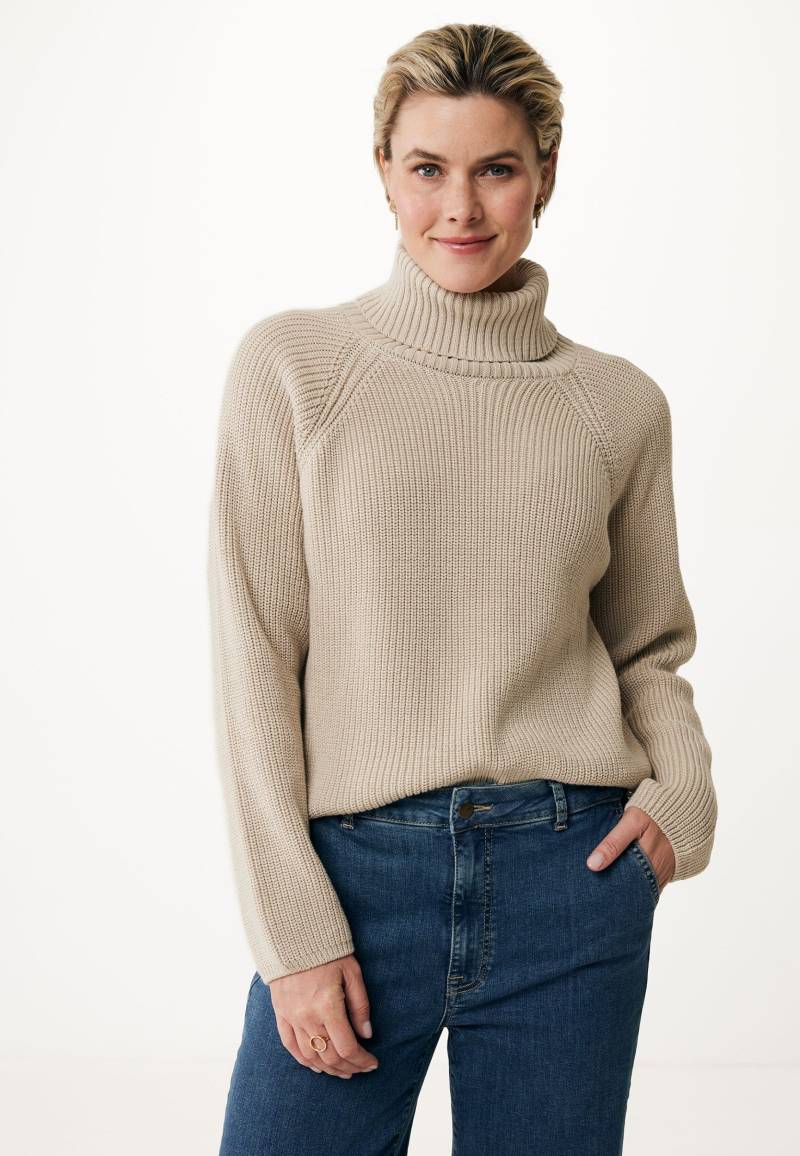 Pullover with roll neck Sand von Mexx