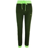 Puma x Rihanna Fenty – Grüne Jogginghose zum Schnüren für Damen