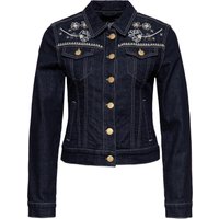 Queen Kerosin Damen Western Jeansjacke Denim Queen Kerosin Damen Western Jeansjacke Denim