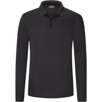 Ragman Langarm Poloshirt Piquê in Soft Knit Qualität, Easy Care von Ragman