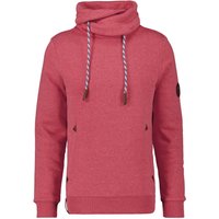 Ragman Sweatshirt mit Stehkragen und Logo-Aufnäher von Ragman