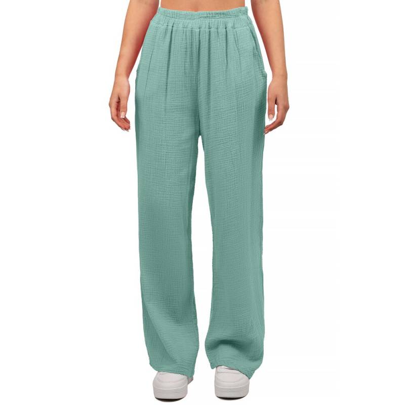 Reichstadt Oversized Hose Damen Musselin 25RSW082 Mint One Size